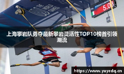 上海攀岩队勇夺最新攀岩灵活性TOP10榜首引领潮流